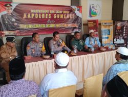 Jelang Pilkada 2024, Kapolres Sumenep Silaturahmi Bersama Kades, Toga dan Tomas se-Kecamatan Ganding dan Guluk-Guluk