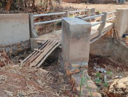 Proyek Jembatan Beton Desa Jadung Terkesan Disembunyikan