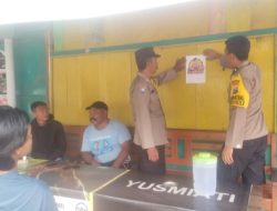 Polsek Ngambon melaksanakan kegiatan Sosialisasi, “Mudik Aman,Keluarga Nyaman”, dan Tag Line 110”.