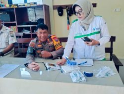 Pasca Libur Panjang, Kapolsek Ngambon Beserta Anggota Melaksanakan Pengecekan Kesehatan Personil
