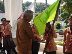 Wabup Tuban Berangkatkan Kontingen Saka Bakti Husada