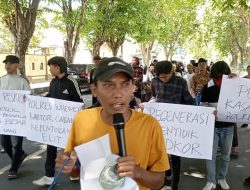 Kepung Polres Sumenep, Massa Aksi Pertanyakan Kasus Fraud Bank Jatim Rp 20 Miliar