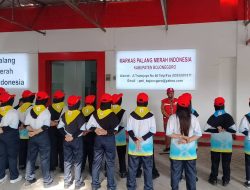 Rasa Bangga Kontingen Jumbara PMR Provinsi Jawa Timur Kontingen PMI kabupaten Bojonegoro di Berangkatkan
