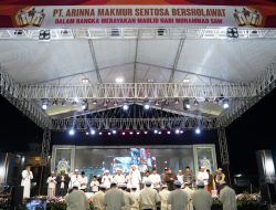 Hadirkan Habib Ali Zainal Abidin Assegaf, Ribuan Jamaah Padati PT Arinna Makmur Sentosa Bersholawat