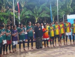 Turnamen Volly Terpal Usai, Tim Berek Lorong B Tampil Sebagai Juara