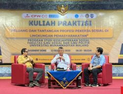 Kuliah Praktisi FISIP-UMM; Menyoal Tantangan dan Peluang Pekerja Sosial Koreksional di Pemasyarakatan