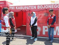 Ketua PMI Kabupaten Bojonegoro Lakukan Monev Posko Lebaran