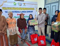 Baznas Salurkan Puluhan Paket Sembako untuk Lansia di Sunenep