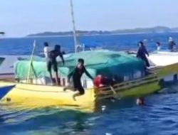 Diduga Tabrak Karang, Kapal Pengangkut LPG dan Material Bangunan Tenggelam di Kangean