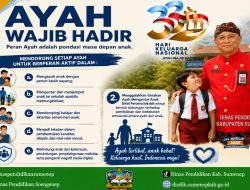 Hari Keluarga Nasional 2026, Disdik Sumenep Ajak Ayah Hadir dalam Pendidikan Anak