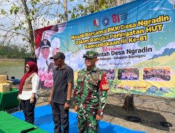 Meriahkan HUT RI ke-81, Pemdes Ngradin Gelar Adakan Masak Nasi Goreng di Embung