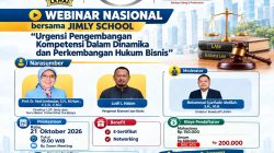 LKHAI Gandeng Jimly School dan FORJASI Gelar Webinar Nasional Hukum Bisnis